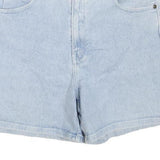 Womens Light Blue Denim Casual Shorts Plain S W26 Summer Casual Wear