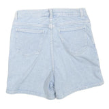 Womens Light Blue Denim Casual Shorts Plain S W26 Summer Casual Wear