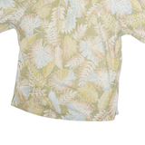 COOKE STREET Mens Beige Hawaiian Shirt XL Cotton Tropical Print Summer Casual