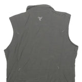 JACK WOLFSKIN Womens Grey S Polyamide Vest Jacket Outdoor Zip Pocket