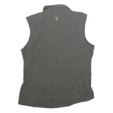 JACK WOLFSKIN Womens Grey S Polyamide Vest Jacket Outdoor Zip Pocket
