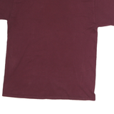 PORT & COMPANY Mens Maroon Rascals Baseball T-Shirt M Short Sleeve Crew Neck