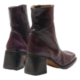 SENDRA Cowboy Boots Purple Leather Womens UK 5