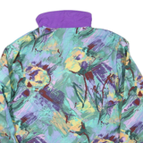 FORRESTERS Mens Multicolour Abstract Print Zip Up Regular Fit Jacket M Polyester