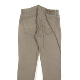 LEVI'S 501 Mens Jeans Beige & Cream Regular Straight Denim W34 L30 Button