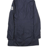 NAPAPIJRI Womens Navy Blue Jacket XS Polyamide Hooded Zip Casual Outdoor