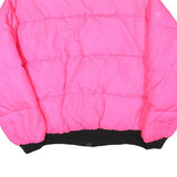 Womens Pink Jacket XL Polyester Blend Puffer Warm Casual Zip Fastening