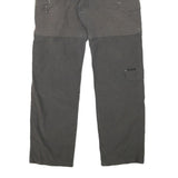 COLUMBIA Mens Polyester Blend Grey Regular Straight Trousers W31 L32 Zip