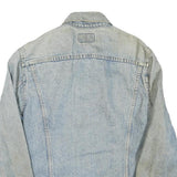 LEVI'S Womens Blue Cotton Blend Denim Jacket L Classic Button Closure Vintage