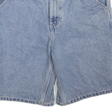 VANS Mens Denim Blue Cotton Blend Casual Shorts M W31 Stylish Summer Wear