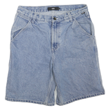 VANS Mens Denim Blue Cotton Blend Casual Shorts M W31 Stylish Summer Wear