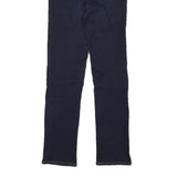LEVI'S Womens Regular Fit Skinny Blue Denim Cotton Blend Zip W23 L29 Stylish