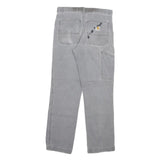 CARHARTT Mens Cotton Blend Relaxed Straight Trousers Grey W30 L30 Workwear