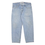 LEVI'S Mens Jeans Blue Regular Straight Denim Light W36 L29 Relaxed Fit Zip