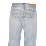 LEVI'S 501 Mens Jeans Blue Regular Straight Denim Light W32 L29 Button Cotton