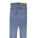 LEVI'S 501S Womens Jeans Blue Slim Skinny Denim Medium W24 L28 Button Closure