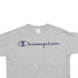 CHAMPION Womens Grey Graphic T-Shirt XS Short Sleeve Crew Neck Casual Top