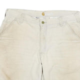CARHARTT Mens Shorts Beige Relaxed Fit Casual 3XL W36 Cotton Blend