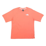 THE NORTH FACE Womens Orange Graphic T-Shirt S Short Sleeve Crew Neck Explore