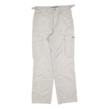 TEDDYS Womens Cotton Blend Beige Regular Cargo Trousers W28 L30 Casual Outdoor