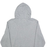 PUMA Mens Grey Pullover Hoodie L Cotton Blend Brand Logo Casual