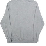 PUMA Mens Grey Pullover Hoodie L Cotton Blend Brand Logo Casual