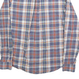 GANT Mens Blue & Orange Check Shirt S Casual Button Down Cotton Blend
