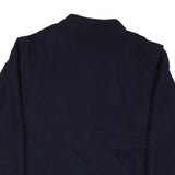 REPORTER Mens Navy Blue Zip Jacket L Cotton Blend Casual Outerwear