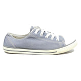 CONVERSE Chuck Taylor All Star Womens Low Top Trainers Blue Canvas UK 4.5 Casual