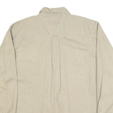 SCHMIDT Mens Beige Casual Shirt XL Cotton Blend Workwear Button Front