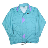 LINEA SPORTA Mens Blue & Purple Zip Polyester Blend Jacket XL Lightweight Casual