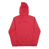 ADIDAS Mens Red Hoodie S Cotton Pullover Sports Casual Sweatshirt