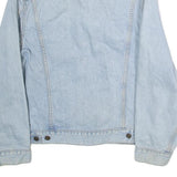 LEVI'S Mens Blue Denim Jacket S Cotton Classic Button Closure Casual Wear