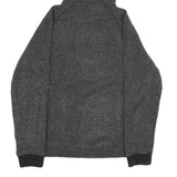CALVIN KLEIN JEANS Mens Grey Acrylic Blend Zip Hoodie Jacket M Knit Casual