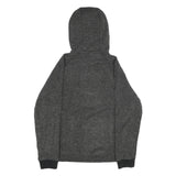 CALVIN KLEIN JEANS Mens Grey Acrylic Blend Zip Hoodie Jacket M Knit Casual