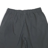 ADIDAS Mens Shorts Grey Casual L W30 Polyester Blend Elastic Waistband