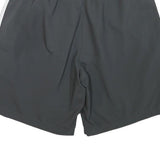 ADIDAS Mens Shorts Grey Casual L W30 Polyester Blend Elastic Waistband