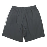 ADIDAS Mens Shorts Grey Casual L W30 Polyester Blend Elastic Waistband