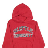 SEATTLE SAEHAWKS Mens Red Hoodie S Seattle University Printed Pullover