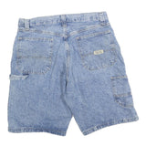 WRANGLER Mens Denim Blue Casual Shorts M W32 Cotton Blend Classic Fit Workwear