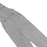RVCA Womens Grey Cotton Blend Relaxed Fit Denim Dungarees S W28 L23 Casual Style