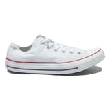 CONVERSE Chuck Taylor All Star Mens Low Top Trainers White Cotton Blend UK 7.5