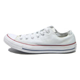 CONVERSE Chuck Taylor All Star Mens Low Top Trainers White Cotton Blend UK 7.5