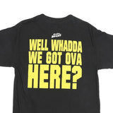 WWE Mens Black Cotton Graphic T-Shirt M Crew Neck Short Sleeve Cuppa Haters Enzo