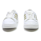ADIDAS Continental 80 Womens Low Top Trainers White & Gold Synthetic UK 6 Retro