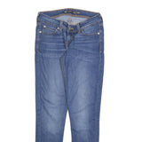 LEVI'S Womens Jeans Blue Slim Skinny Denim Medium W25 L27 Stylish Comfort Zip