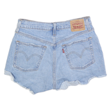 LEVI'S Womens Denim Blue Cut-Off Shorts S W29 Classic Fit Casual