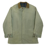 PHIST Mens Beige Cotton Blend Classic Jacket L Button Closure Corduroy Collar