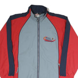 R-TEX Mens Grey & Red Casual Outdoor Jacket M Polyester Blend Zip Track
