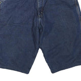 WRANGLER Mens Shorts Blue Denim Casual L W38 Workwear Cotton Blend